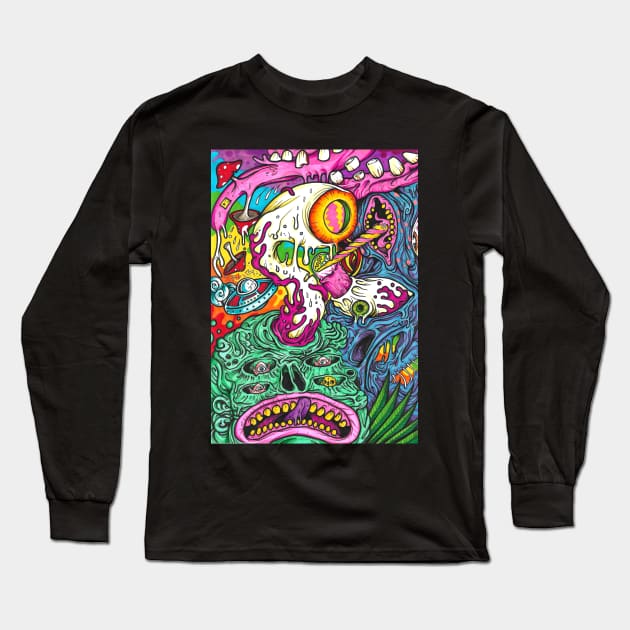 trippin' ballz! Long Sleeve T-Shirt by Brownlazer